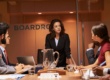 Female CEO in Boardroom